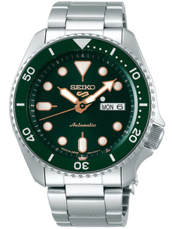 Seiko 5 Sports Green SBSA013 (Japan Made version Kanji)