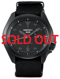 SRPE69K1 | SBSA059 | Seiko 5 Sports Matte Black Nato Band