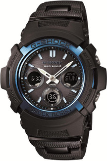 G-Shock Black and Blue AWG-M100BC-2AJF