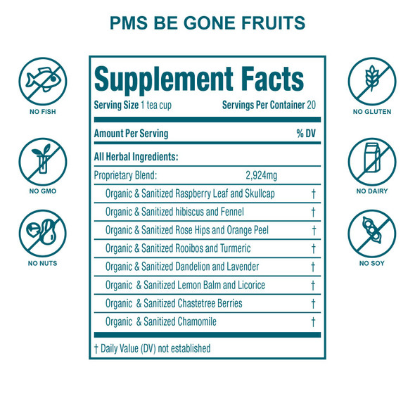 Secrets of Tea PCOS & PMS Herbal Support Tea for Women – Wellness &