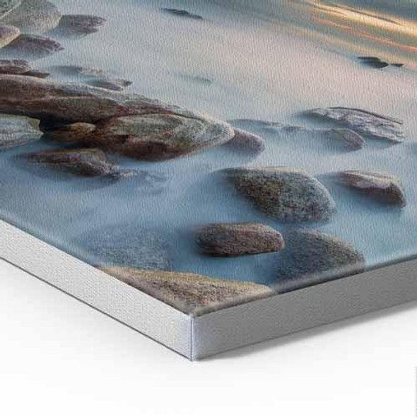 Tumbling Down Modern Abstract Sunset Pop Art Canvas Print