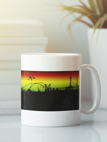 Tumbling Down Modern Abstract Sunset Pop Art Canvas Print