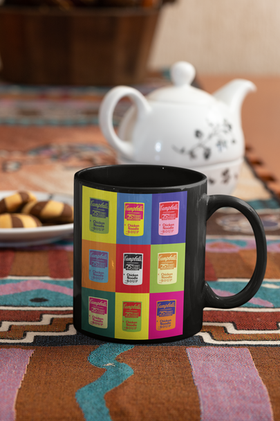 Campbell's Soup Can 6-Panel Modern Pop Art Canvas Print