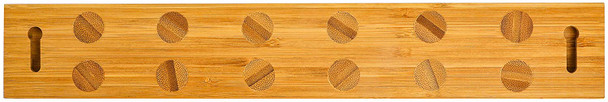 Bamboo Magnetic Knife Strip Holder - For Knives, Utensils, Cutlery,