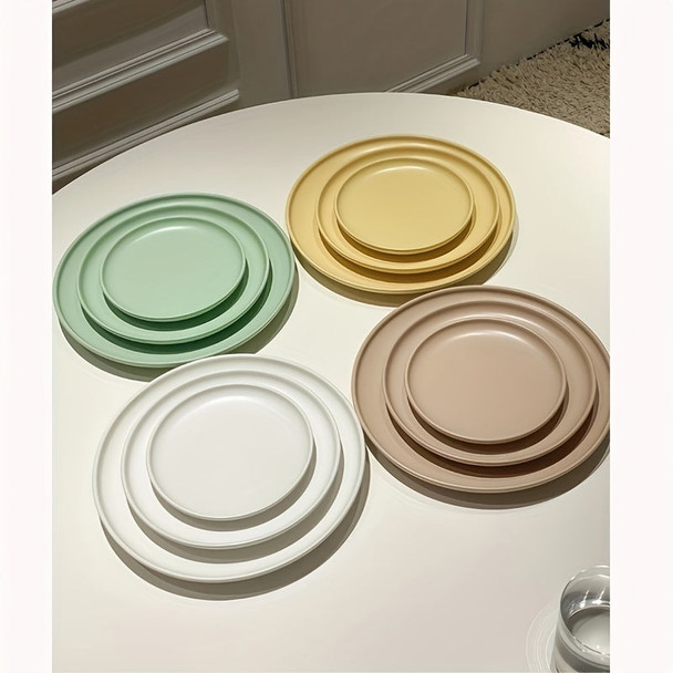 Nordic Style Ceramic Plate for Dining and Decor