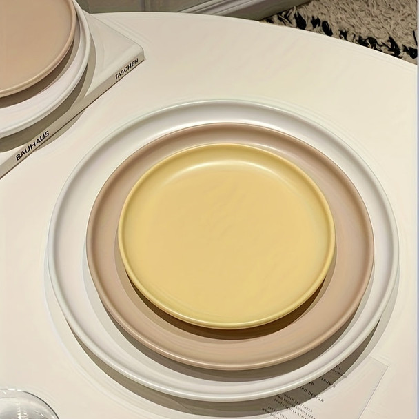 Nordic Style Ceramic Plate for Dining and Decor