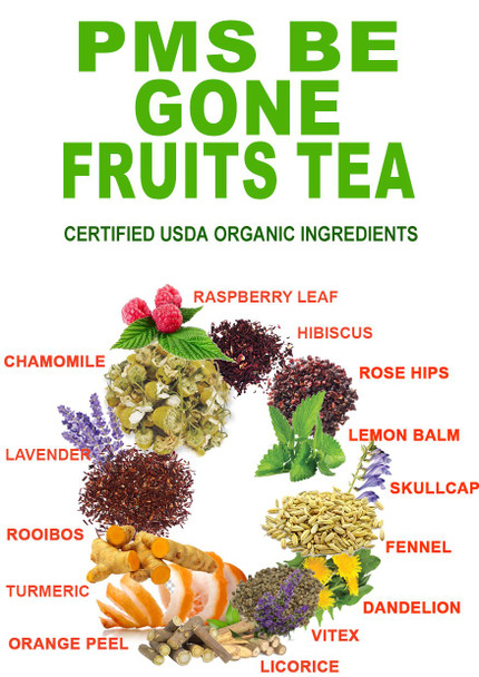 Secrets of Tea PCOS & PMS Herbal Support Tea for Women – Wellness &