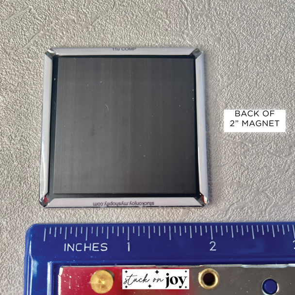 WILD AND FREE 2x2 SQUARE MAGNET