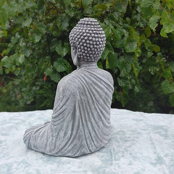 Cement Buddha Statue (11.5" x 9")