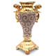 Ambrose Gold Plated Crystal Embellished Ceramic Vase (8.5 In. x 7.5