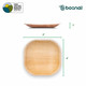 Bosnal - Palm Leaf Biodegradable Plates, 4 inch, Square