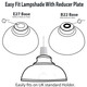 Curvy Dome Pendant Lighting & Ceiling Light Shade ~1391