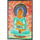Buddha Teaching Double Lotus Position Meditation Hand Painted Wall