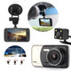 4-inch Dual Lens Full HD Dash Camera with rear view and night vision by Breezoro