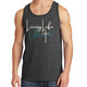 Mens Fitness Tank Top Graphic T-shirt Living Life Unlimited