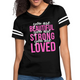 Womens Vintage Sport Graphic T-shirt - you are Beautiful Strong Loved
