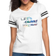 Womens Vintage Sport Graphic T-shirt - Life’s a Canvas Design Yours