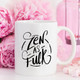Coffee Mug, Zen As F#ck, Funny Coffee Mug with