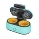 Brentwood Double 3.5 Inch Waffle Bowl Maker in Blue
