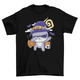 Halloween cat dabbing t-shirt design