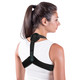 Posture Corrector for Men and Women–USA Designed Adjustable-Black