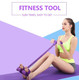 Portable Fitness Resistance Band with Pedal