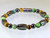 Magnetic bracelet made with triple strength magnetic Hematite, Chrysoprase & Yellow Tiger Eye