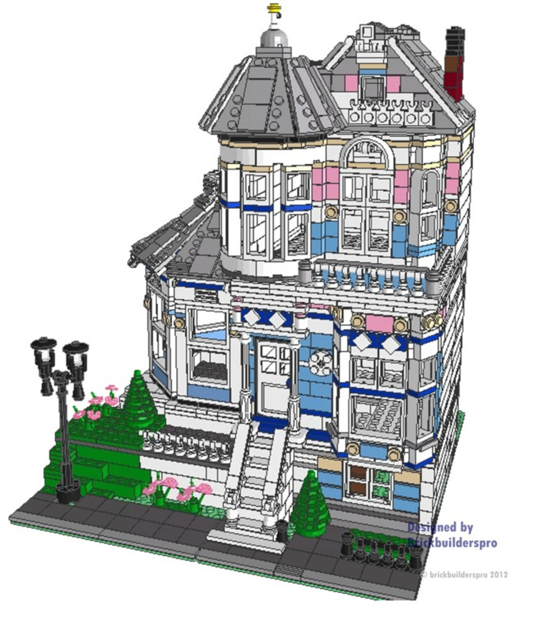 painted lady victorian dollhouse