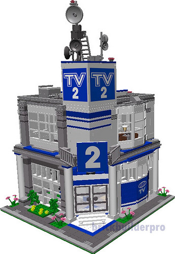 Television Studio Pdf Instructions Brickbuilderspro Store