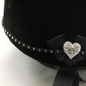 Karoo Equine Heart Center Swarovski Diamante Elastic Hat Band Karoo Equine Heart Center Swarovski Diamante Elastic Hat Band