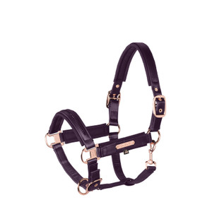 Eskadron Soft Slate Double Crystal Headcollar Purple Eskadron Soft Slate Double Crystal Headcollar Purple
