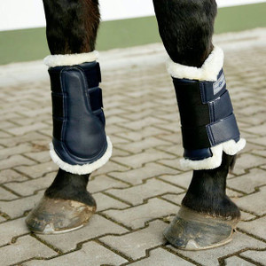 Covalliero Navy Soft Brushing Boots Covalliero Navy Soft Brushing Boots