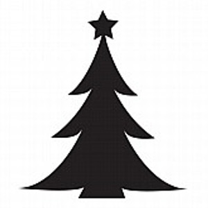 Glamourati Christmas tree Stencil