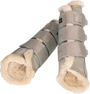 Eskadron Fauxfur Softslate Tendon Boots Cream Eskadron Fauxfur Softslate Tendon Boots Cream