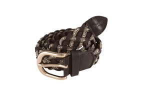 Pikeur Woven Sparkle Brown Belt