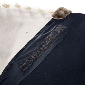 Eskadron Classic Sports Jersey Crystal Fleece Cooler Rug Navy  Eskadron Classic Sports Jersey Crystal Fleece Cooler Rug Navy
