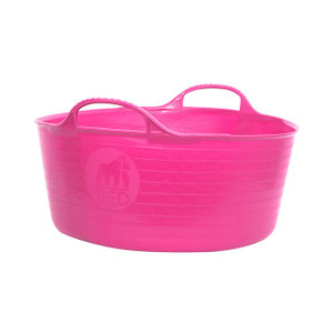 Red Gorilla Small Shallow Tub Bucket 15L Pink