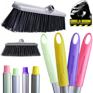 Red Gorilla Screw Broom Handle Grey / Pink