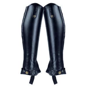 Brogini Stretch Mini Childs Chaps Black Brogini Stretch Mini Childs Chaps Black
