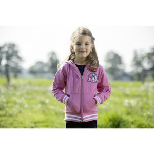 HKM Funny Horses Riding show Hooded Jacket Pink HKM Funny Horses Riding show Hooded Jacket Pink