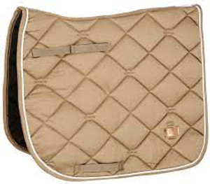 Covalliero Saddle Cloth Wood / Gold Badge Covalliero Saddle Cloth Wood / Gold Badge