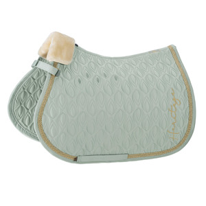 Eskadron Heritage Glossy Peacock Saddle Cloth GP Sea Salt Eskadron Heritage Glossy Peacock Saddle Cloth GP Sea Salt