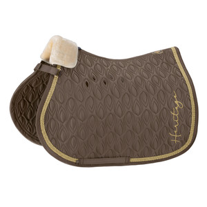 Eskadron Heritage Glossy Peacock Saddle Cloth GP Plaza Taupe Eskadron Heritage Glossy Peacock Saddle Cloth GP Plaza Taupe