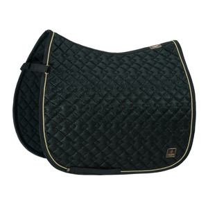 Eskadron Heritage Glitter Mesh Saddle Cloth Dressage Antique Green Eskadron Heritage Glitter Mesh Saddle Cloth Dressage Antique Green