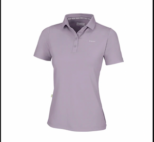 Pikeur Sports Dasha Polo Shirt Top Silk Purple Pikeur Sports Dasha Polo Shirt Top Silk Purple