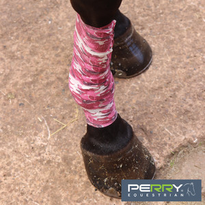 Perry Cohesive Vet Wrap Pink Camouflage Perry Cohesive Vet Wrap Pink Camouflage