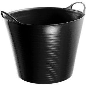 Perry Flexi-Fill Flexible Tub Bucket 28L Black Perry Flexi-Fill Flexible Tub Bucket 28L Black
