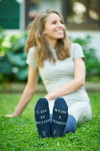Covalliero Competition Riding Socks Dark Navy Covalliero Competition Riding Socks Dark Navy