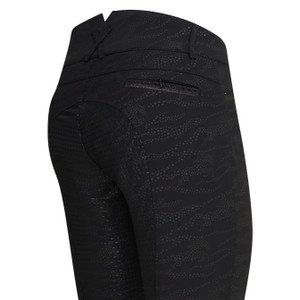 Imperial Riding El Capone High Waist AOP Full Grip Riding Breeches Black Zebra Imperial Riding El Capone High Waist AOP Full Grip Riding Breeches Black Zebra