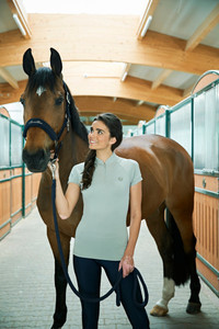 Covalliero Polo Shirt Top Light Greige  Covalliero Polo Shirt Top Light Greige